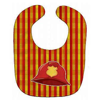 Carolines Schätze BB6997BIB Feuerwehrmann Hut Baby Lätzchen