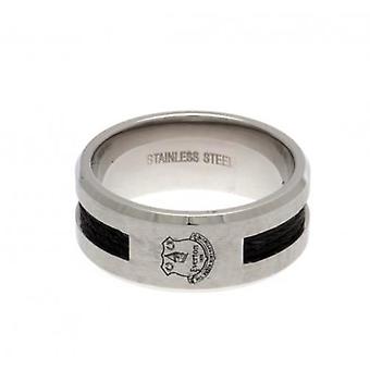 Everton Black Inlay Ring Large