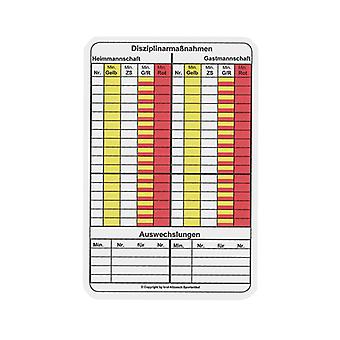 erima Spielnotizkarten Fussball