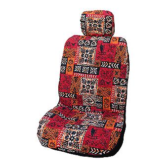 Side Airbag Optional; Old Tapa Separate Headrests Hawaiian Car Seat Covers