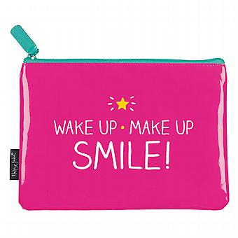 Wake Up Make Up Smile! Make-Up Bag by Happy Jackson / Wild & Wolf